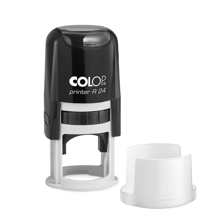 COLOP Printer okragly R24N czarny z zatyczka.jpg