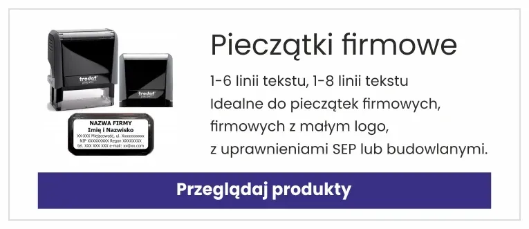 Pieczątki firmowe